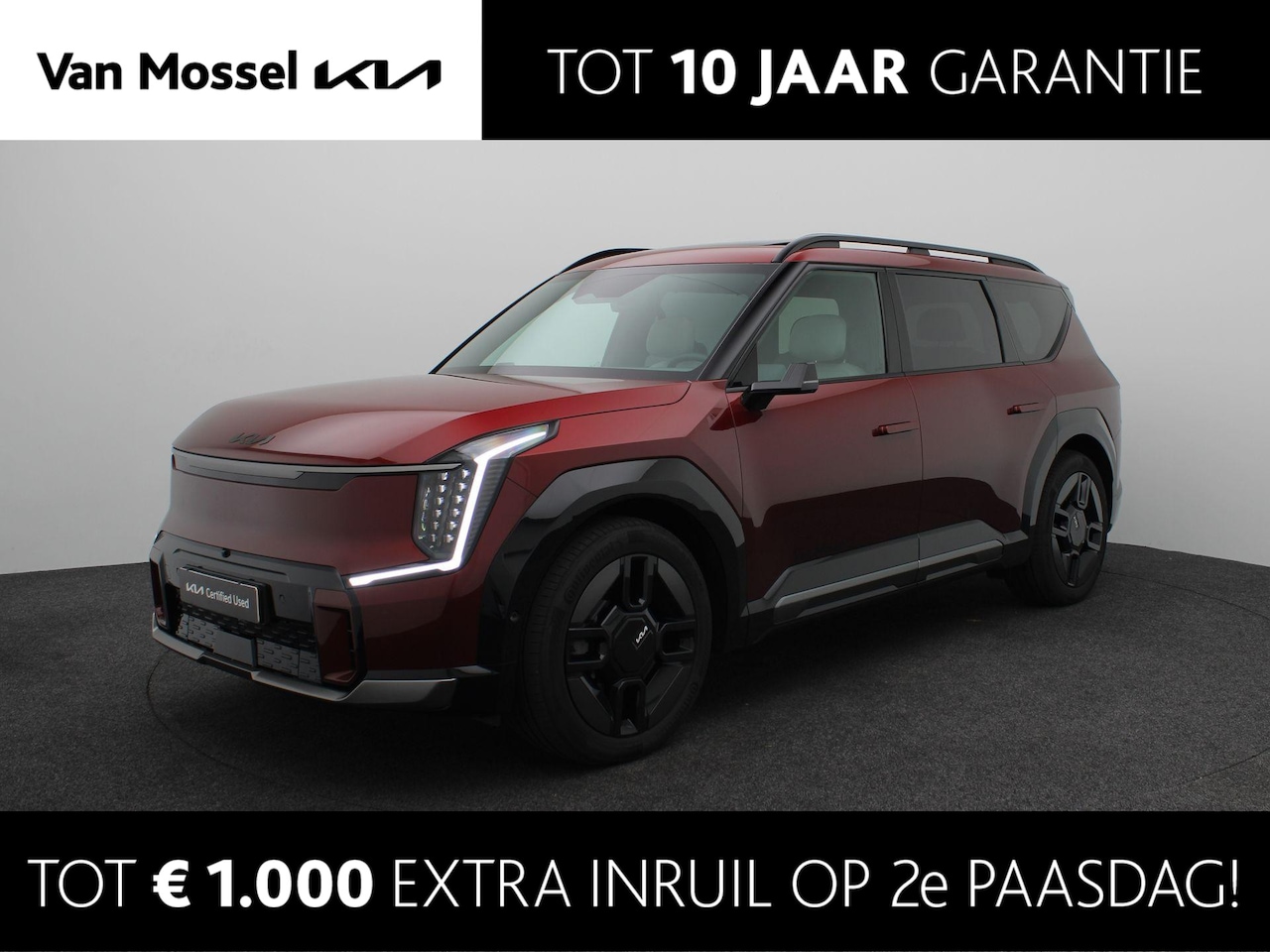Kia EV9 - GT-Line AWD 99.8 kWh Digital Side Mirrors | DEMO | Gunstige bijtelling | 7 Persoons | BTW - AutoWereld.nl