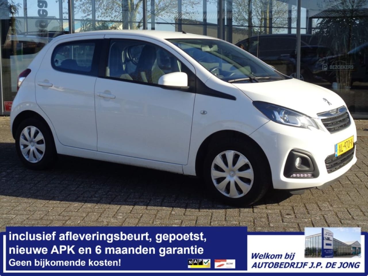 Peugeot 108 - 1.0 e-VTi Active Automaat Airco Bluetooth Elektrisch pakket NL auto Zuinig! - AutoWereld.nl