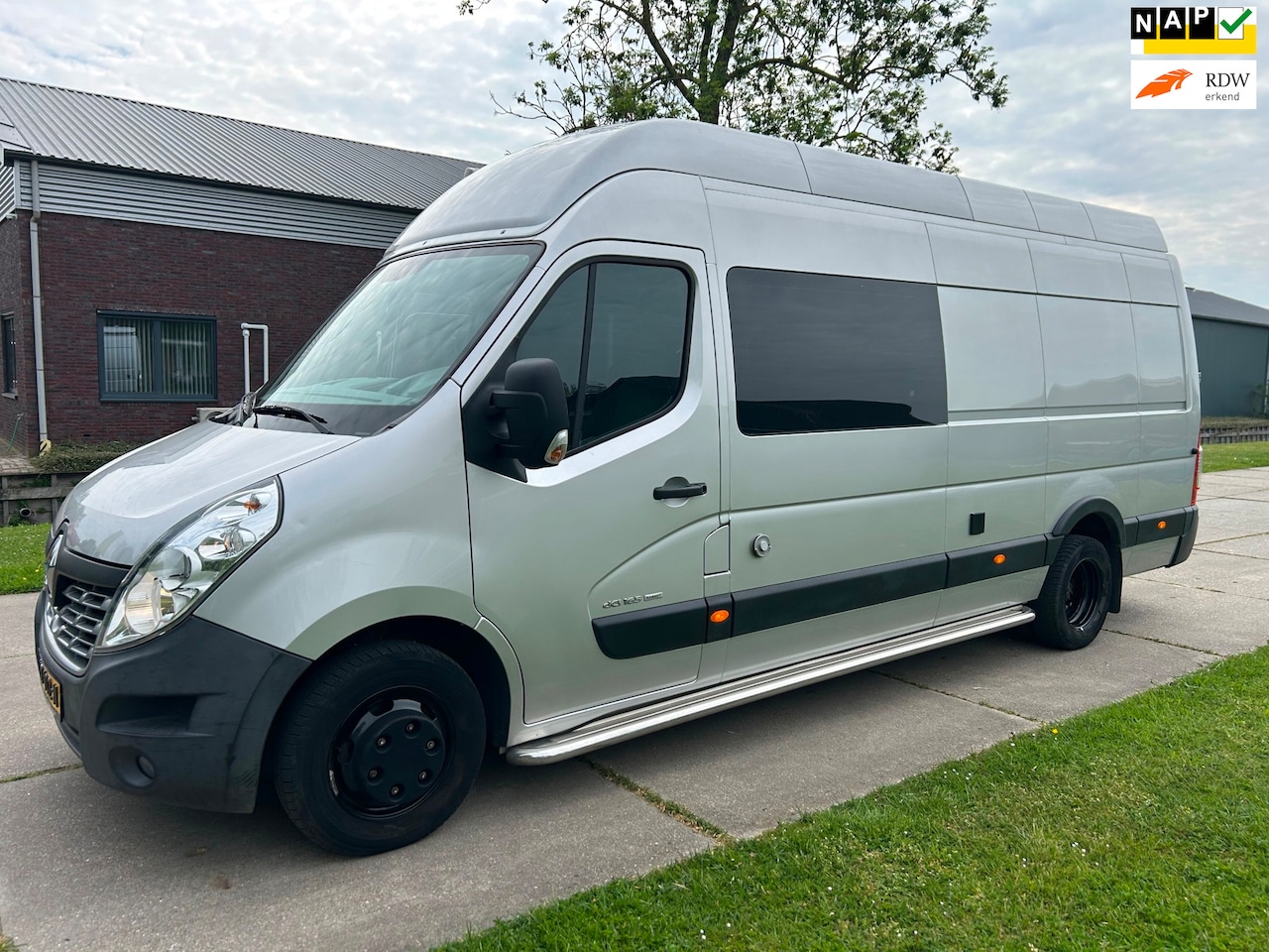 Renault Master - T35 2.3 dCi L4H3 DL Crossbus dubbel lucht camera carplay - AutoWereld.nl