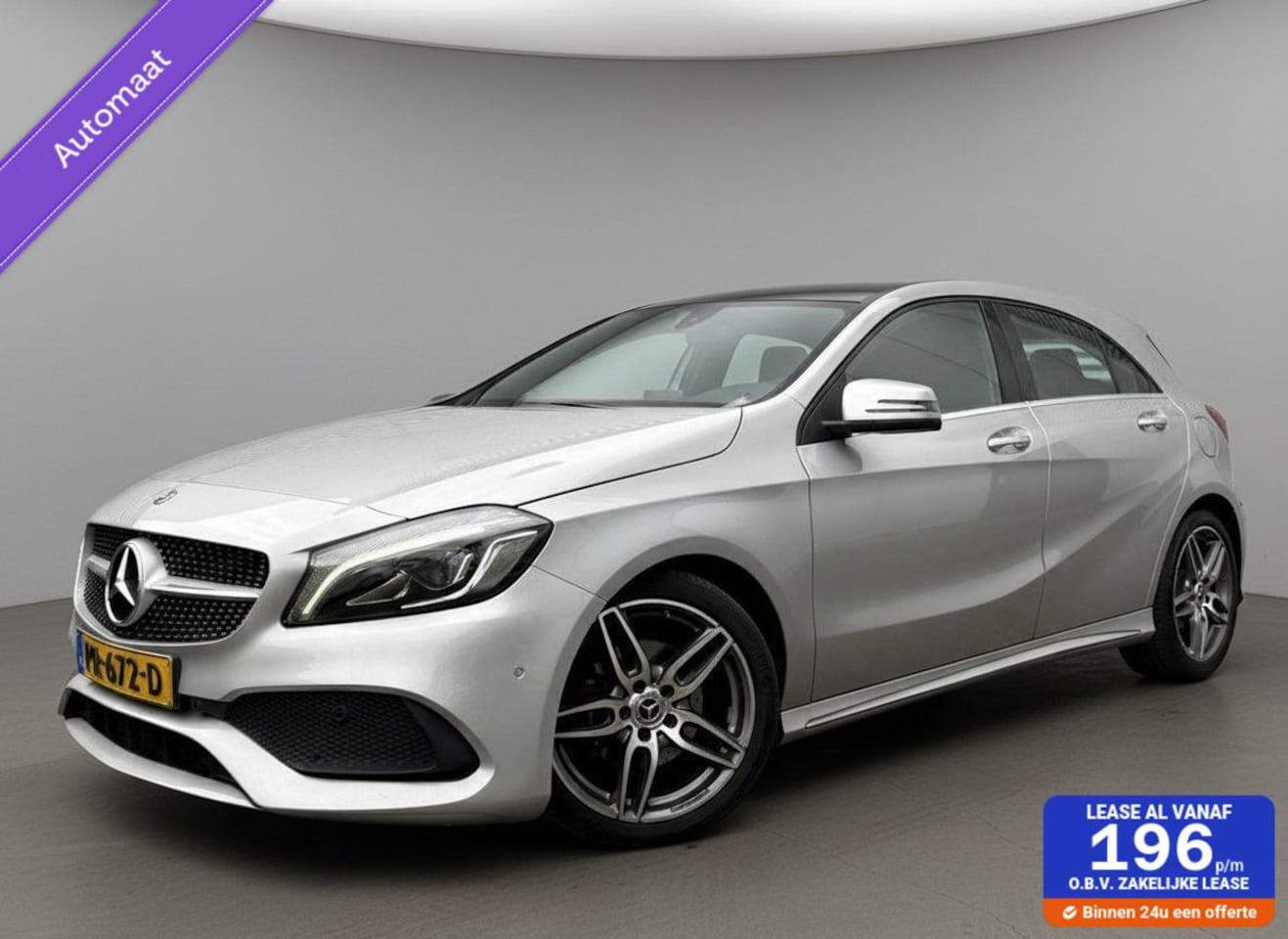 Mercedes-Benz A-klasse - A180 AMG Aut Cruise Navi Facelift Model NL Auto Xenon Led 2017 - AutoWereld.nl