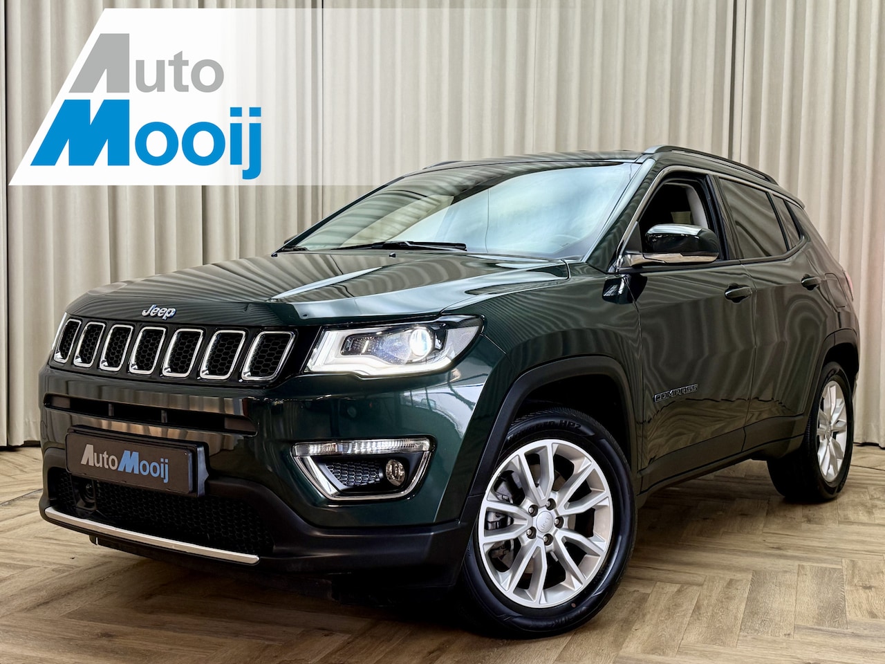 Jeep Compass - 4xe 190 Plug-in Hybrid Electric Limited Leder / LED / Stoelverwarming / Carplay / Cruise / - AutoWereld.nl