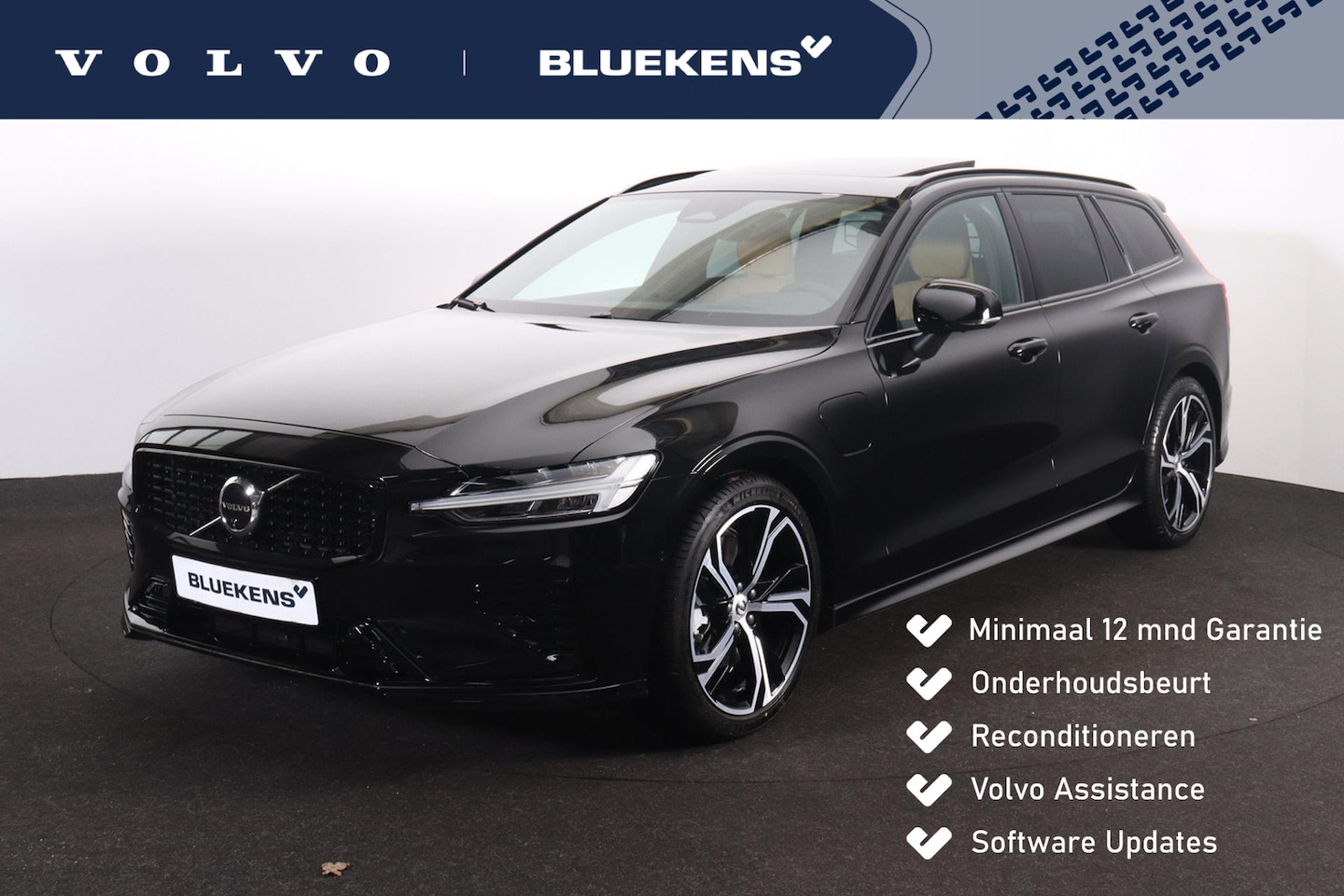 Volvo V60 - T6 Plug-in hybrid AWD Plus Dark - Panorama/schuifdak - Nappaleder met ventilatie - Exterie - AutoWereld.nl