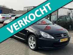 Peugeot 307 CC - 2.0-16V cabriolet leerbekeleding stoelverwarming airco parkeer sensor