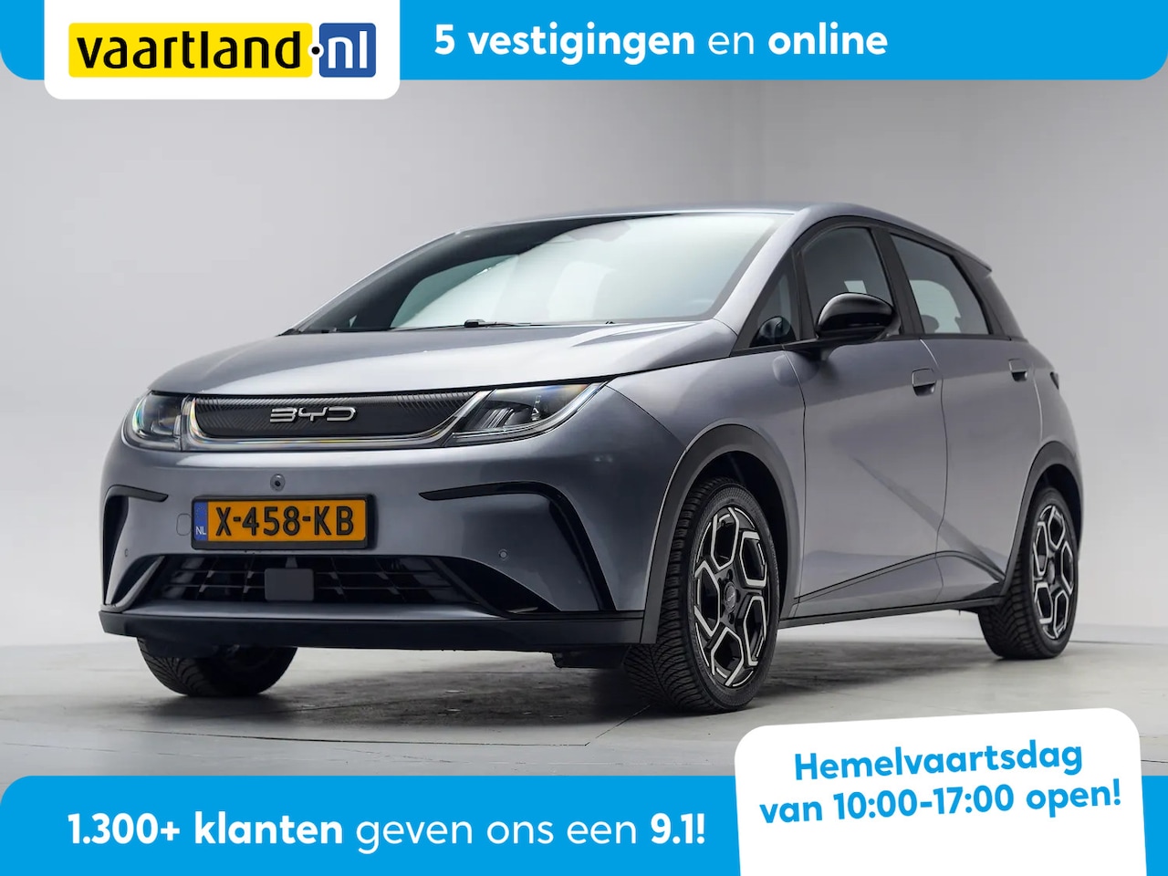 BYD Dolphin - 60,4 kWh Comfort 3-Fase [ Half-leder Stoelverwarming Navi Apple android 360°cam ] - AutoWereld.nl