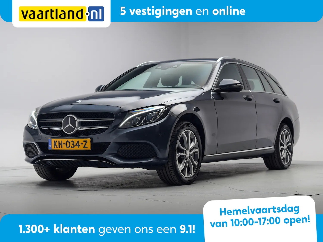 Mercedes-Benz C-klasse - 350 e Lease Edition Plus [ Leder Camera Stoelverwarming ] - AutoWereld.nl