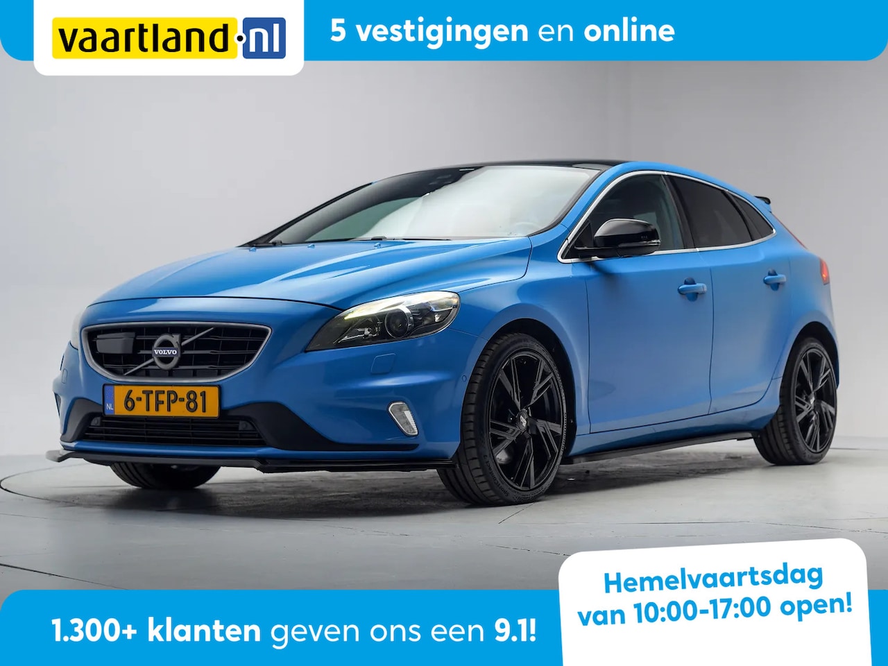 Volvo V40 - 2.5 T5 5-CILINDER! 254pk R-Design Summum Aut. [ Pano Memory ACC Stoelverwarming v+a ] - AutoWereld.nl