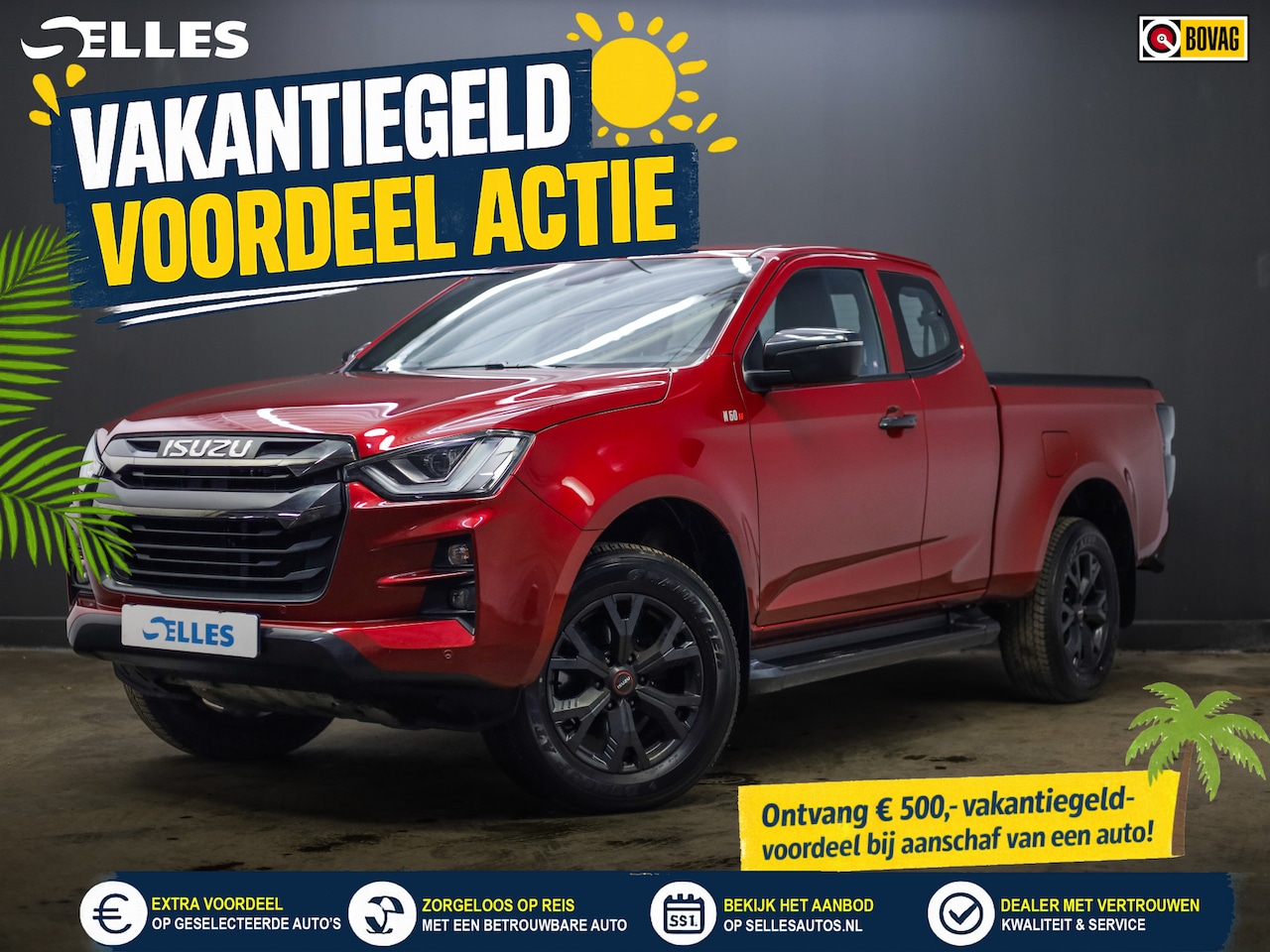 Isuzu D-Max - LSX 4WD Extended Cab | Automaat | Roldeksel | 3500 kg - AutoWereld.nl