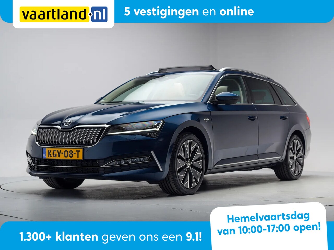 Skoda Superb Combi - 1.4 TSI iV PHEV Laurin&Klement Aut. [ Panorama Leder Trekhaak LED ] - AutoWereld.nl