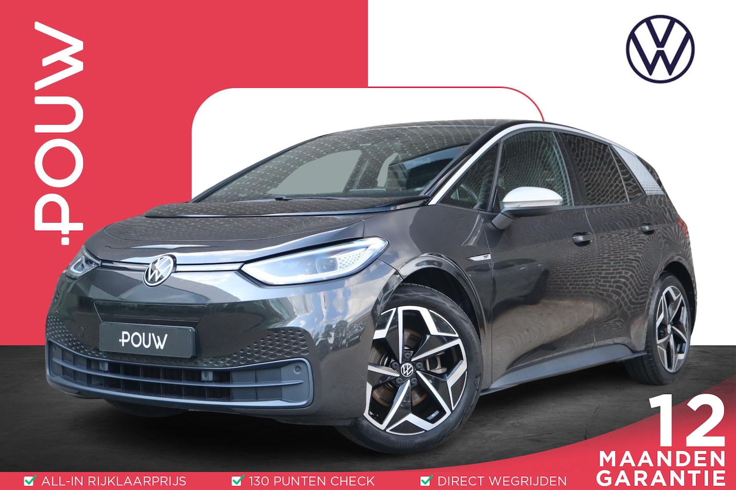 Volkswagen ID.3 - 204pk First Plus 58 kWh | SoH 94% | Achteruitrijcamera | Stoel/Stuurverwarming | LED Matri - AutoWereld.nl