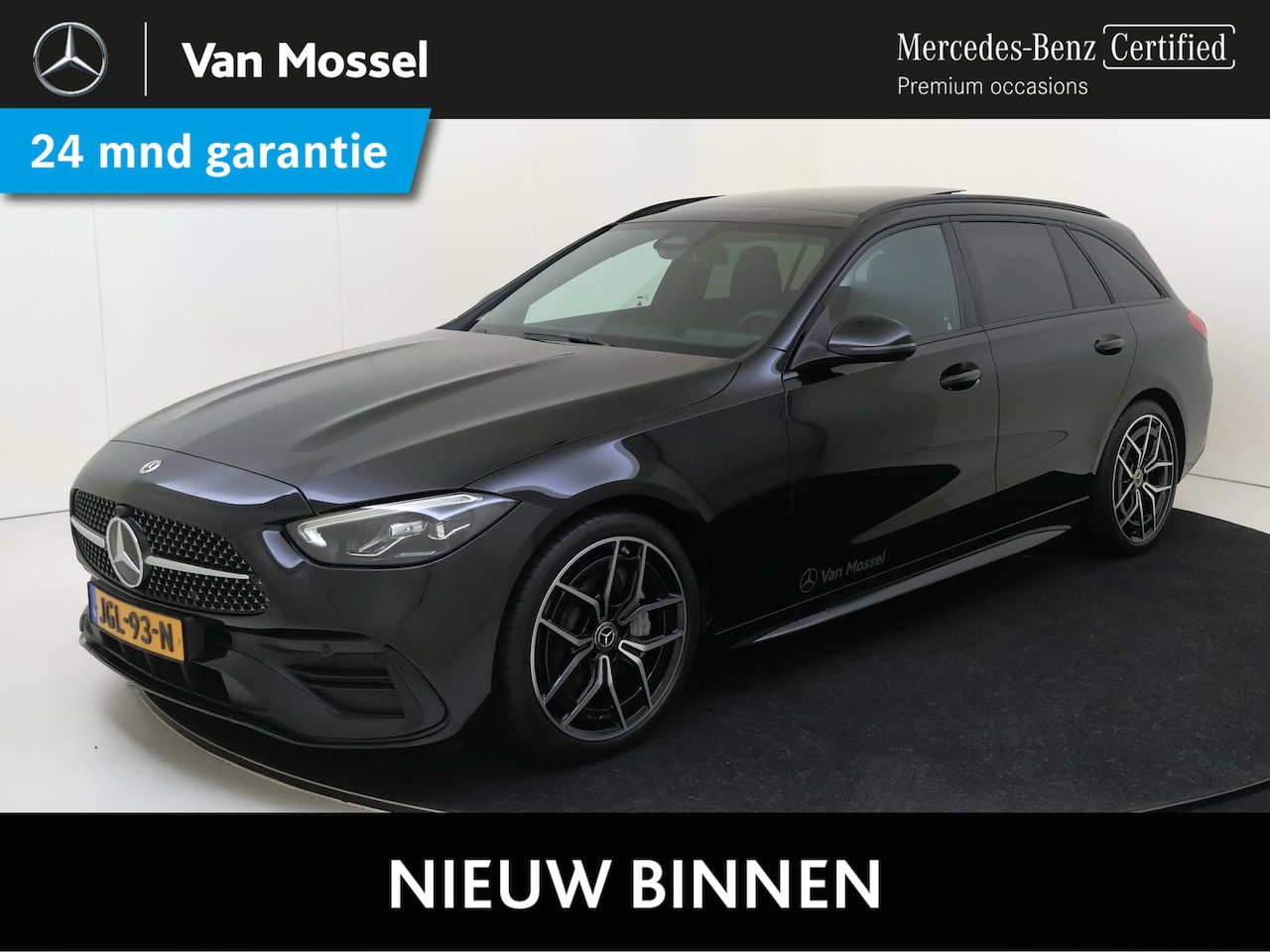 Mercedes-Benz C-klasse Estate - 180 Business Solution AMG Panoramadak / Memory Seats / Artico leder / Parkeercamera / Wint - AutoWereld.nl