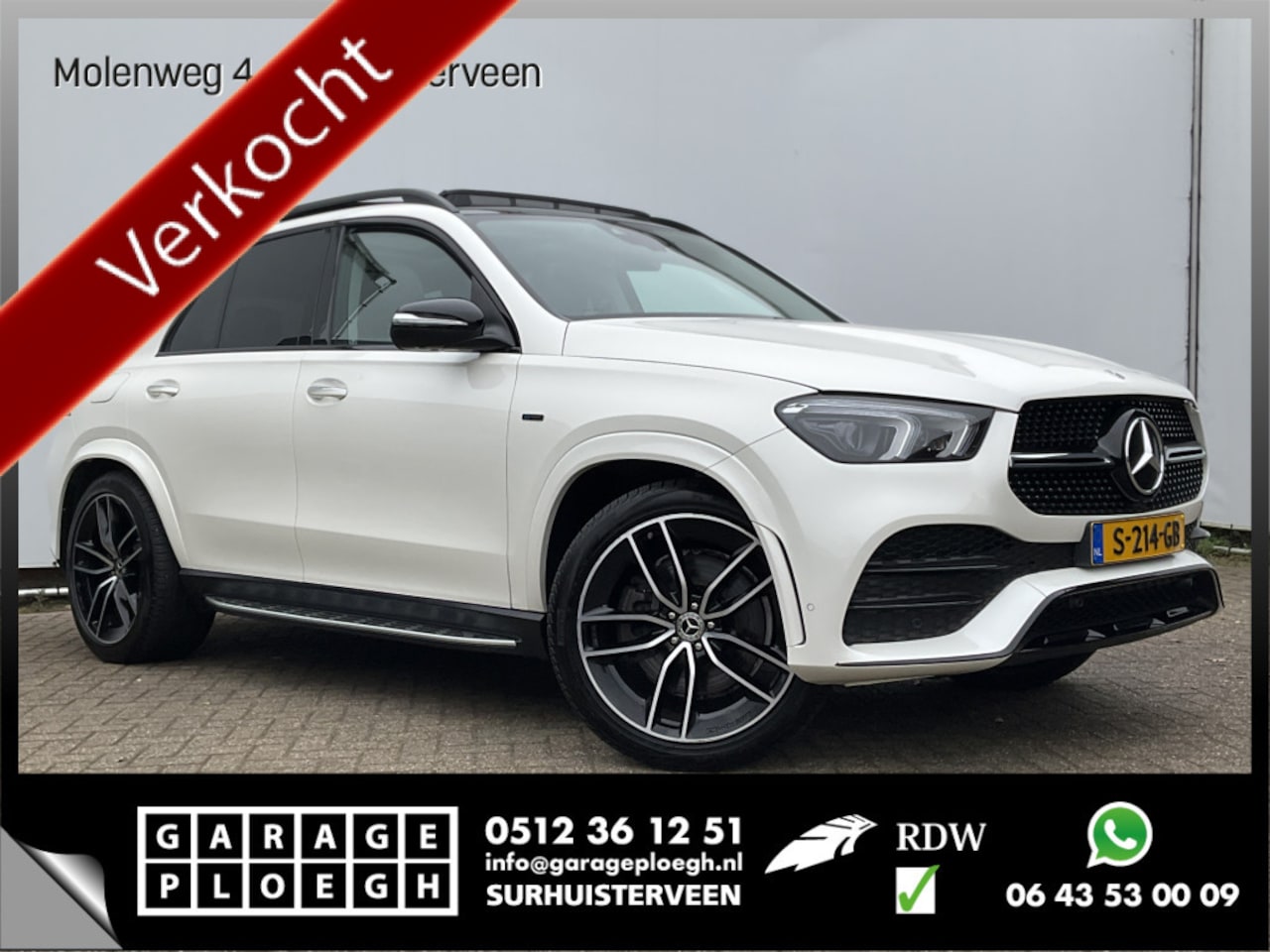 Mercedes-Benz GLE-Klasse - 350 e 4MATIC PHEV Premium Plus 360° Koel+Verw. Pano Cplay HUD Trekhaak Plug-in - AutoWereld.nl