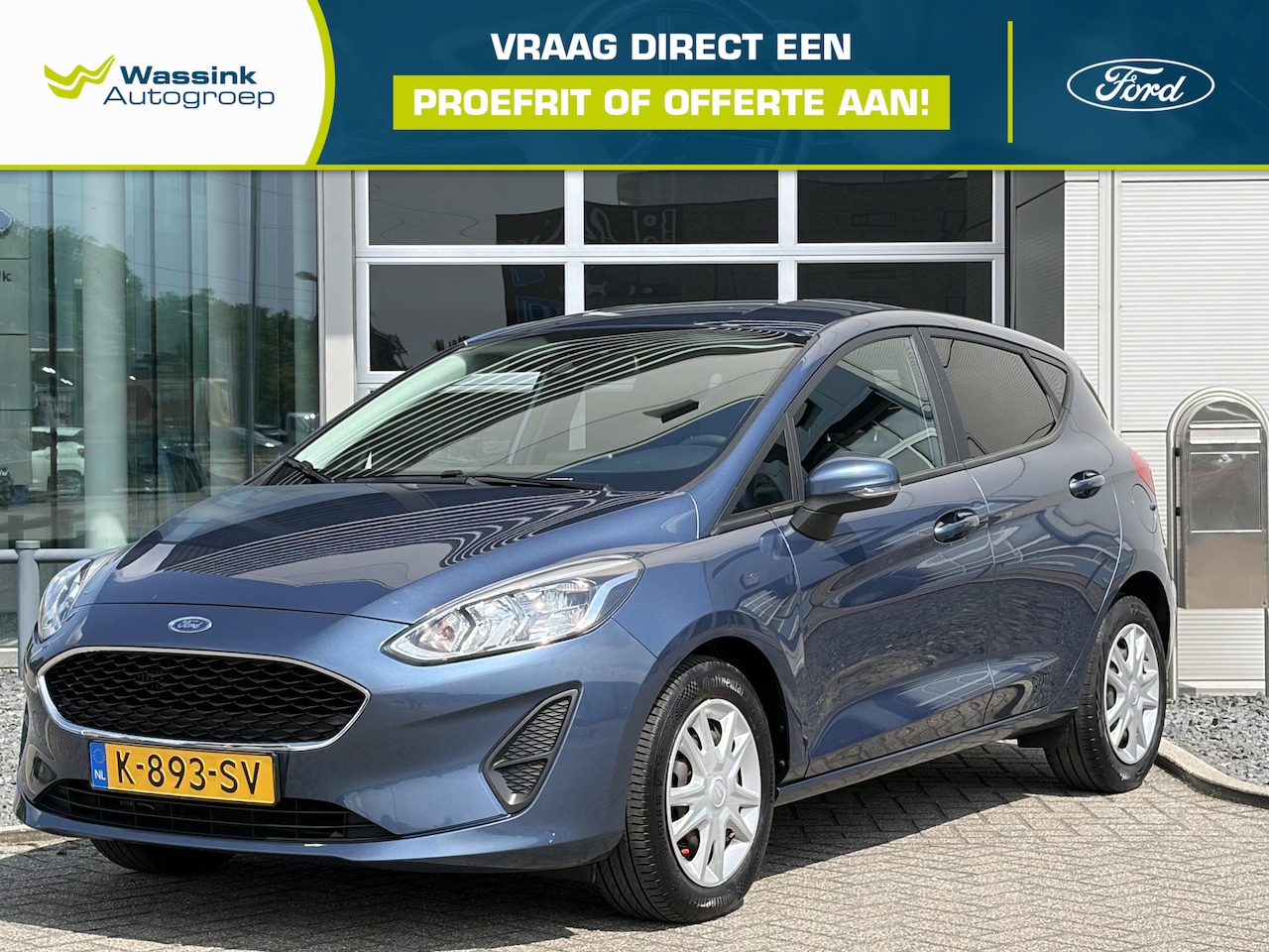 Ford Fiesta - 1.0 EcoBoost 95pk 5dr Connected I NL Auto I Carplay I Cruise Control I - AutoWereld.nl