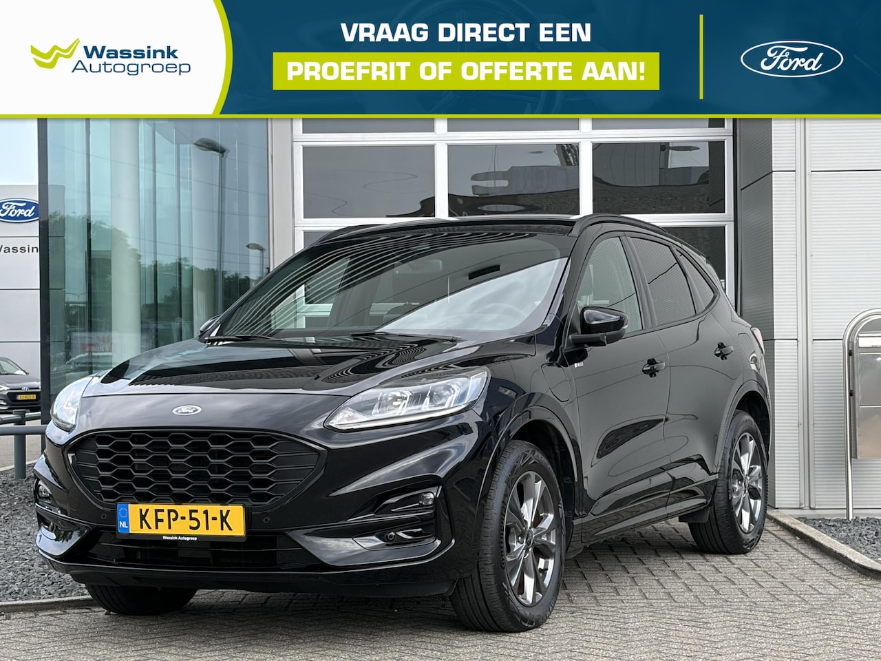 Ford Kuga - 2.5 PHEV ST-Line X | elektrische achterklep | Airco | Navigatie | - AutoWereld.nl