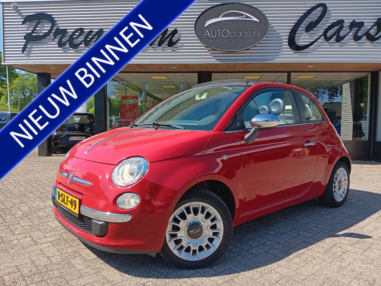 Fiat 500 C - 1.0 TwinAir Pop 1.0 TwinAir Pop,Cabrio,Airco,Zeer netjes, - AutoWereld.nl
