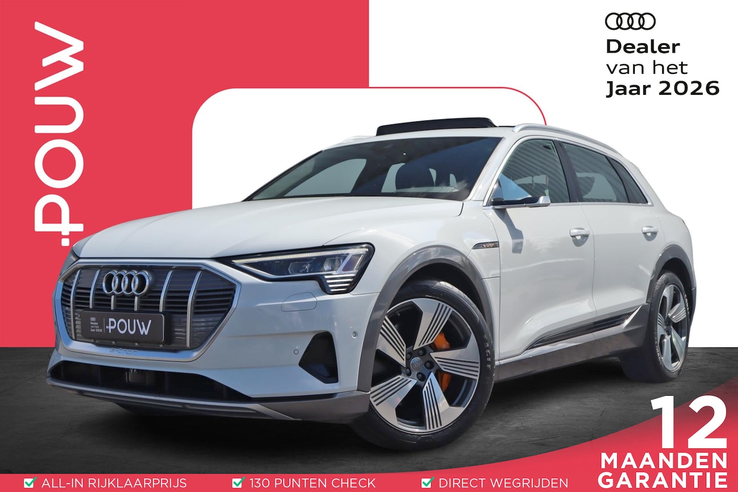 Audi e-tron - 55 408pk quattro Advanced Pro Line Plus 95 kWh | SoH 98% | Panoramadak | Virtual Mirrors - AutoWereld.nl