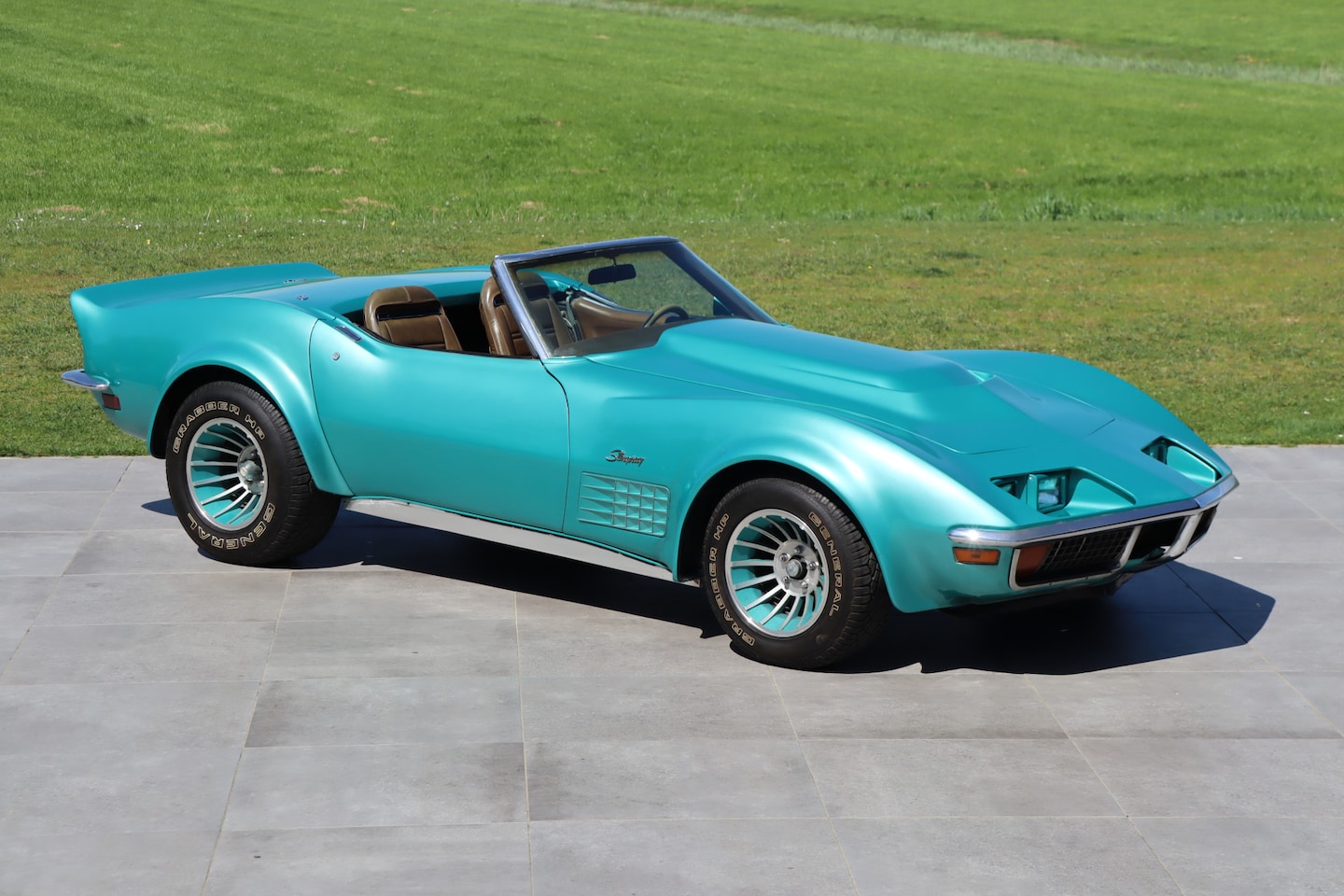 Chevrolet Corvette - C3 Stingray LT-1 Cabriolet - Daytona Greenwood Wide Body - AutoWereld.nl