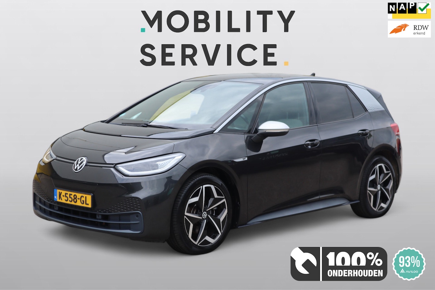 Volkswagen ID.3 - First Plus 58 kWh SOH93% CarPlay Clima LED LMV - AutoWereld.nl