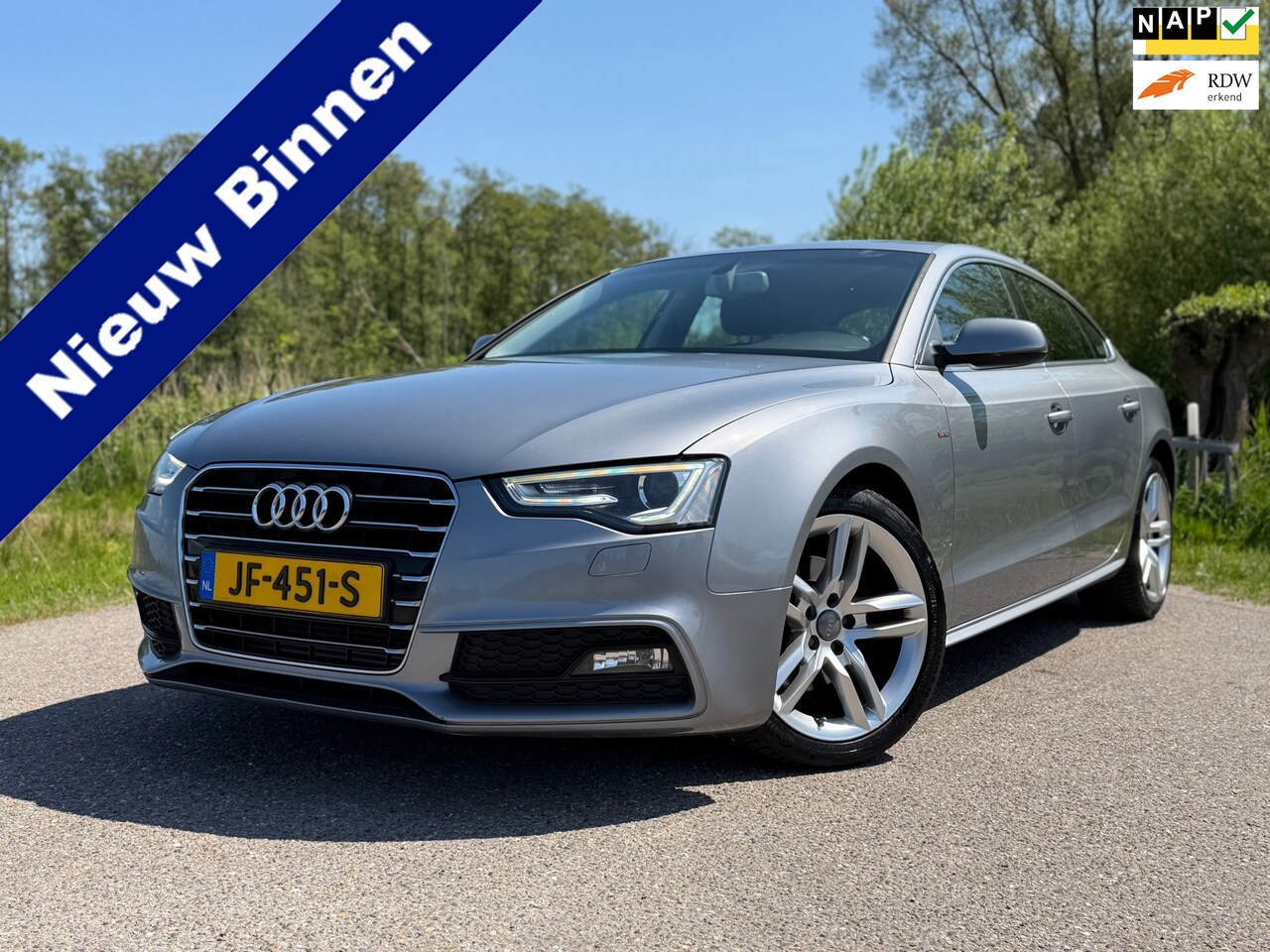 Audi A5 Sportback - 1.8 TFSI Adrenalin S-Line Automaat / 1e Eigenaar / Leder / Navi / 17" Velgen / Stoelverwar - AutoWereld.nl