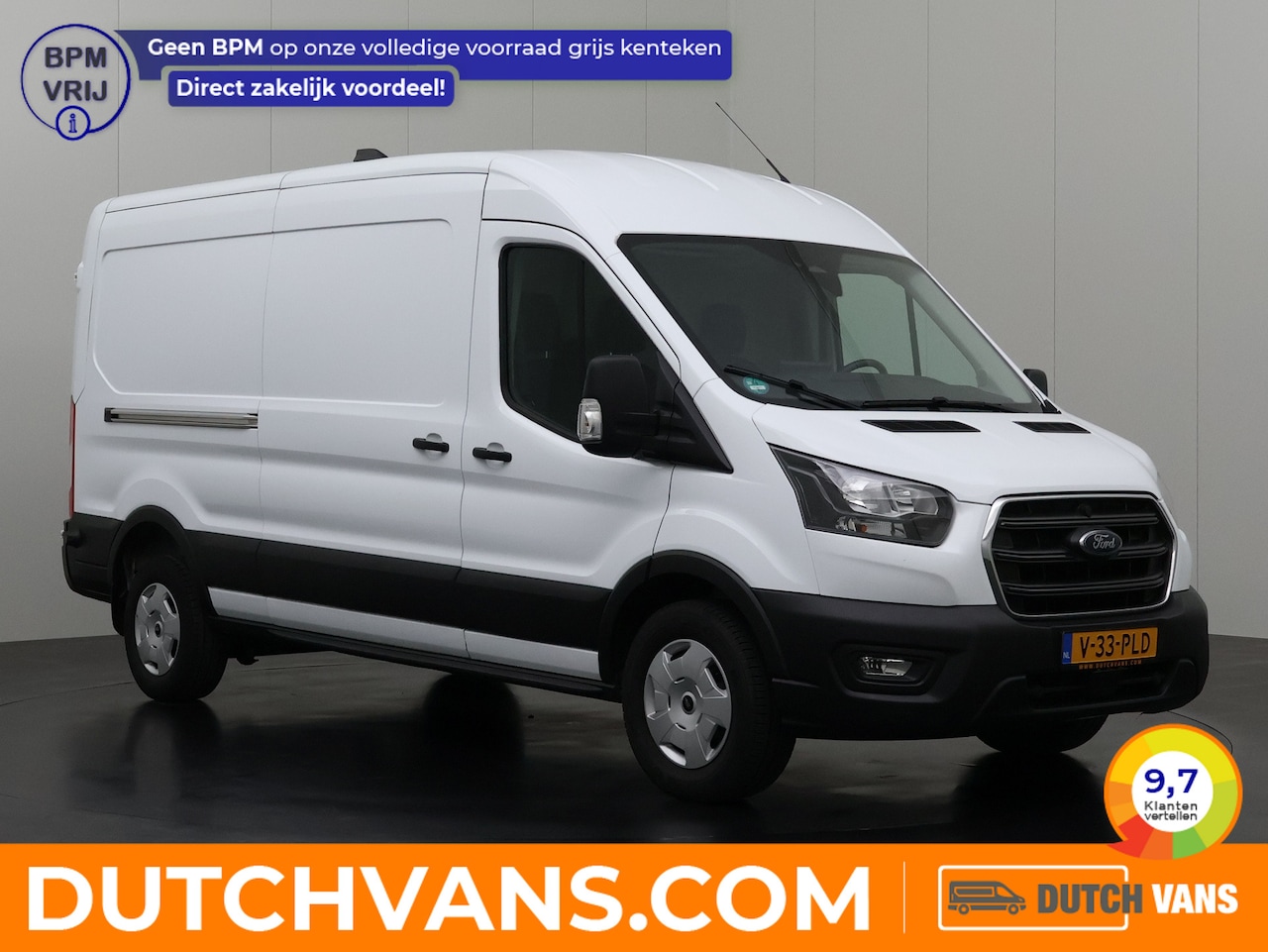 Ford Transit - 2.0TDCi 130PK L3H2 | Digital Cockpit | Multimedia | Camera | Airco | Cruise | 3-Zits - AutoWereld.nl