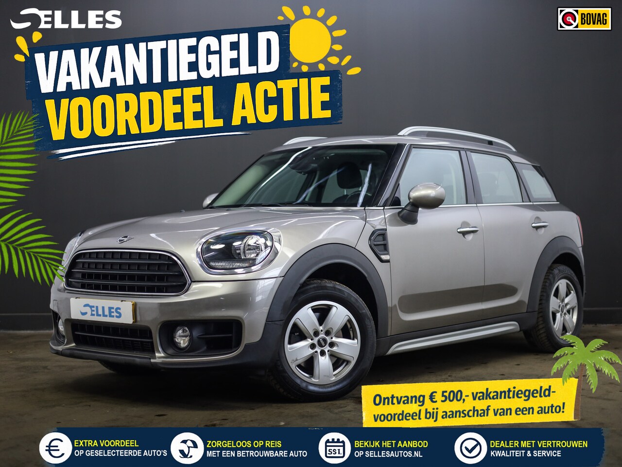MINI Countryman - Mini 1.5 Cooper Business Edition | Navigatie | Carplay | Bluetooth | Airco | Cruise Contro - AutoWereld.nl