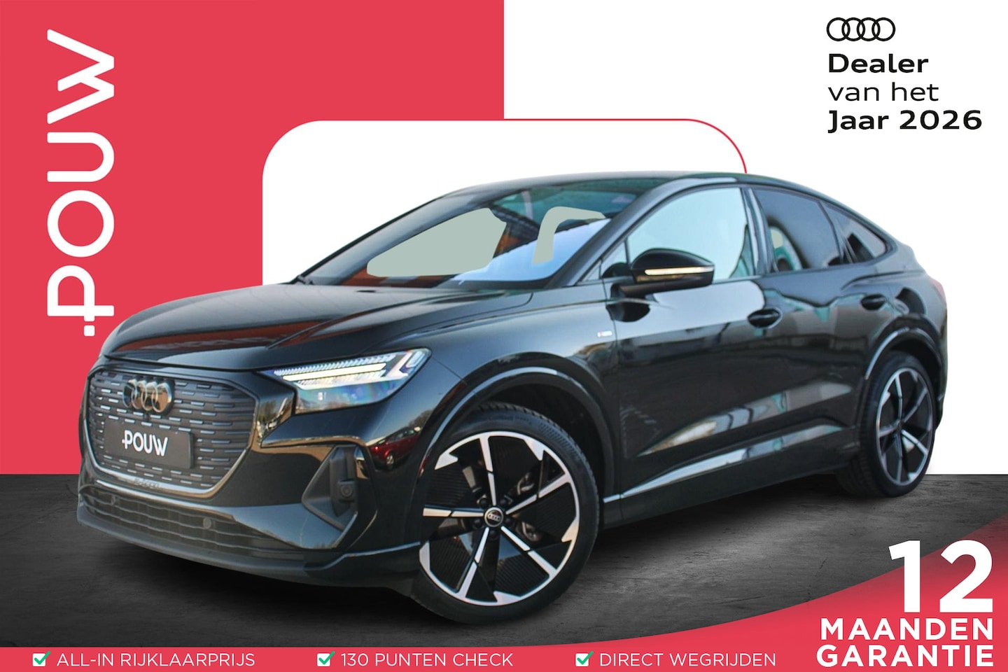 Audi Q4 Sportback e-tron - 45 286pk S Edition 82 kWh | SONOS | Stuurverwarming | 21" Wielen | Verwarmbare Voorruit | - AutoWereld.nl