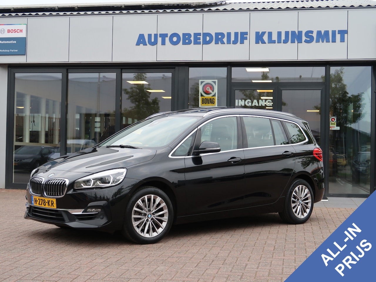 BMW 2-serie Gran Tourer - 218i 7p. High Executive Edition | Trekhaak | Panoramadak | Leder | - AutoWereld.nl