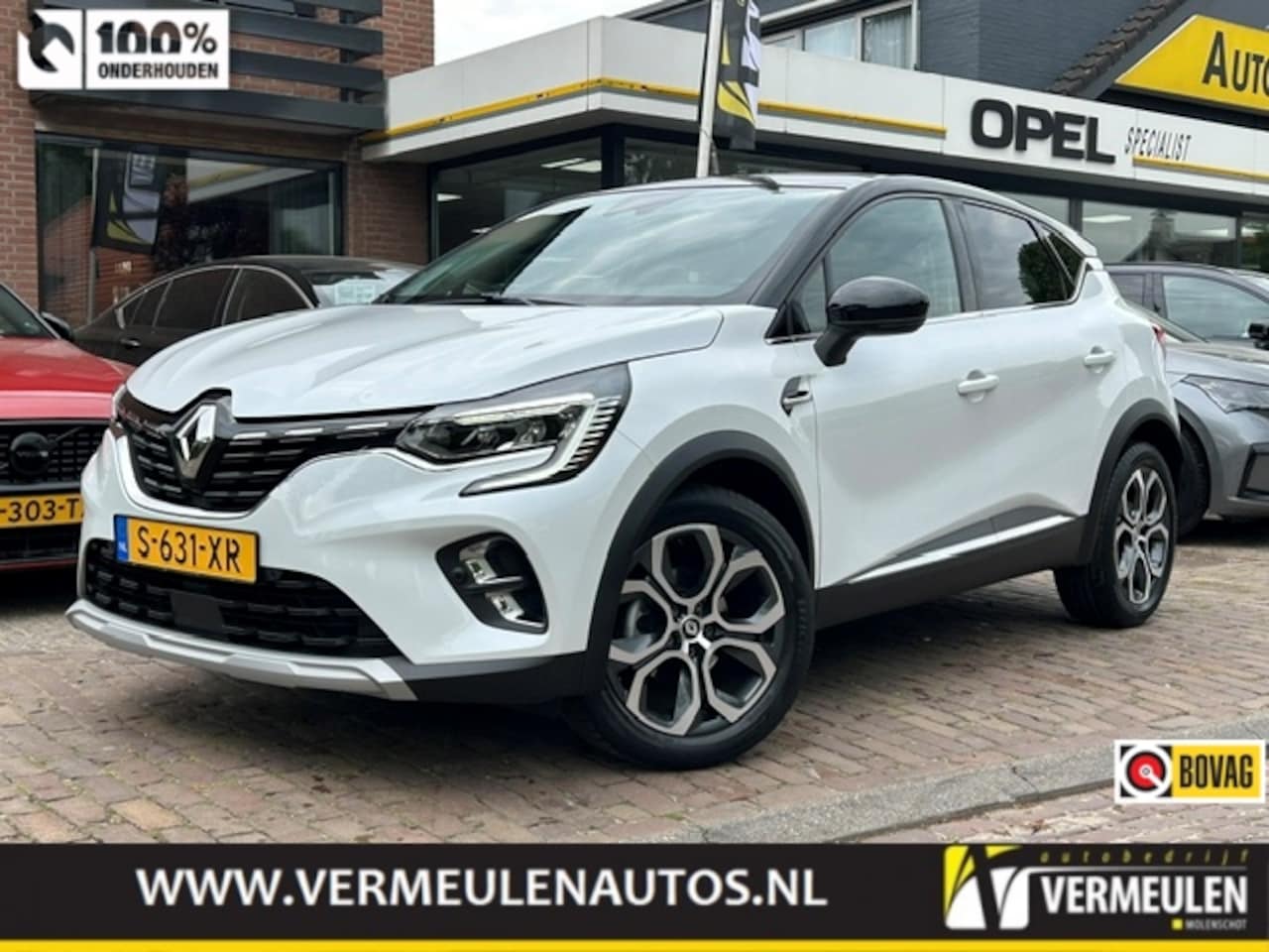 Renault Captur - 1.3 Mild Hybrid 140PK Techno + 18"/ Navi/ Clima/ Cruise/ Camera/ CarPlay/ NL auto - AutoWereld.nl
