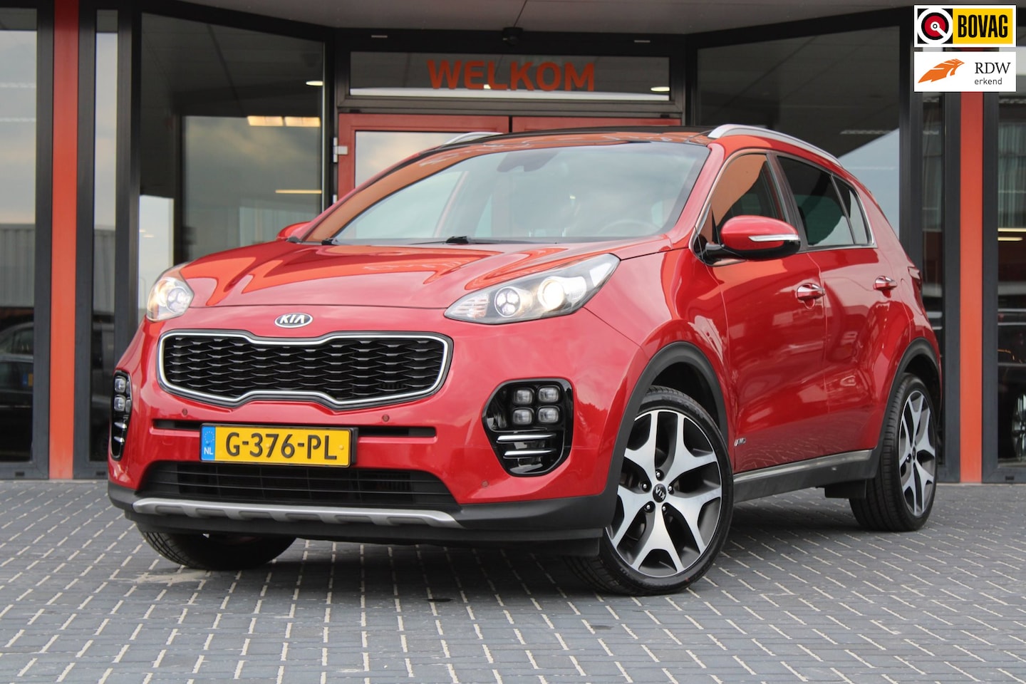 Kia Sportage - 1.6 T-GDI 4WD GT-Line 1.6 T-GDI 4WD GT-Line, Automaat, Panorama, Camera, Trekhaak, Leder, Stoelverwarming V+A - AutoWereld.nl