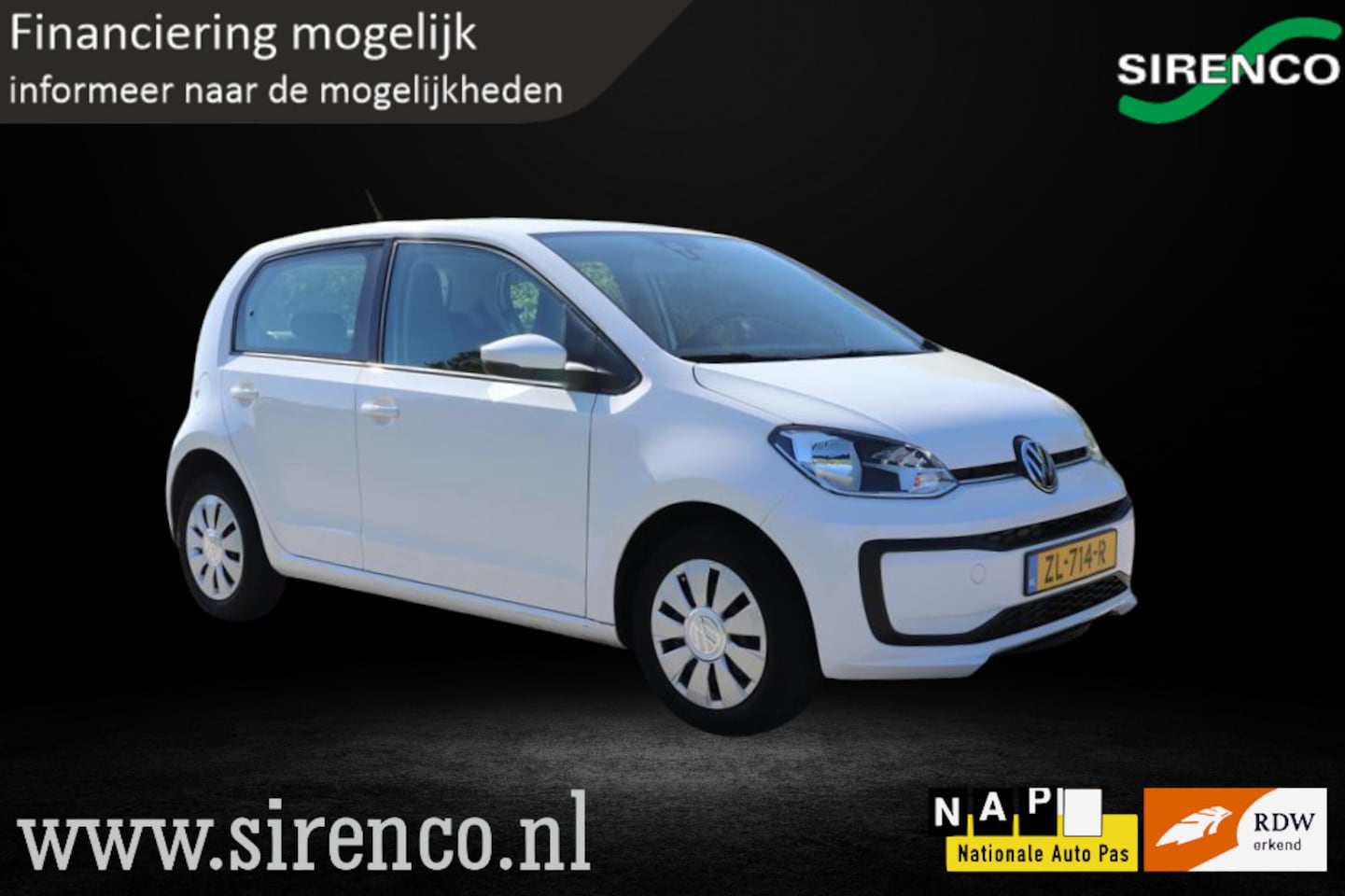 Volkswagen Up! - 1.0 BMT move up! | camera | dab | cruise control | parkeersensor | 5-deurs | - AutoWereld.nl