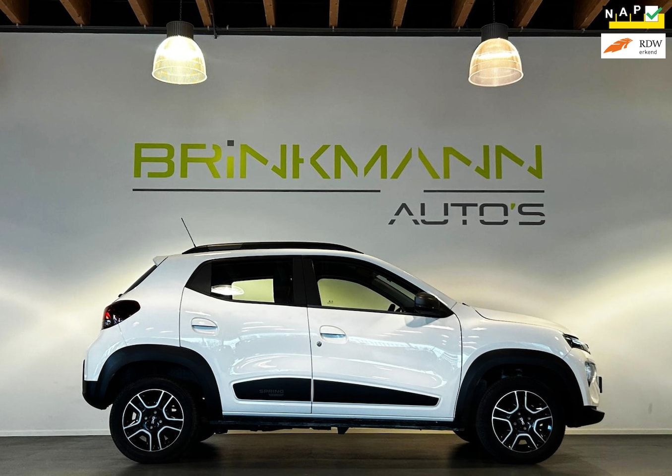 Dacia Spring - Expression 27 kWh - BTW Auto - Nav. - PDC - Leer. - AutoWereld.nl