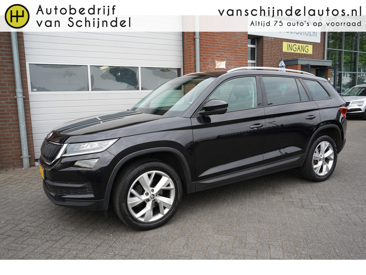 Skoda Kodiaq - 1.4 TSI ACT AMBITION BUSINESS 5 PERSOONS ORIGINEEL NEDERLANDS PANORAMADAK FULL LED ANDROID - AutoWereld.nl
