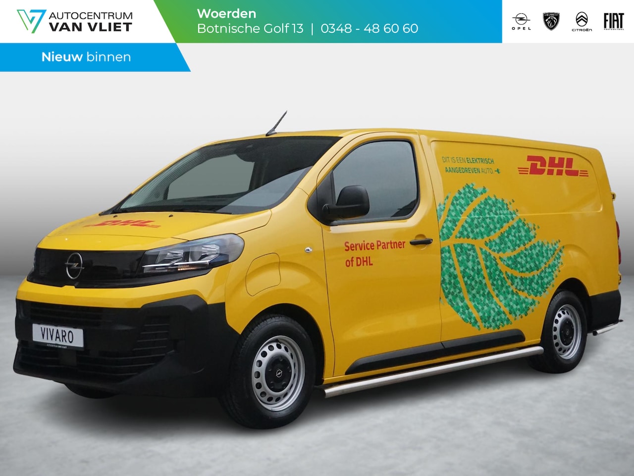 Opel Vivaro Electric - L3 50 kWh | tot 8 jaar garantie | inclusief complete DHL subcontractor inrichting | RAL103 - AutoWereld.nl