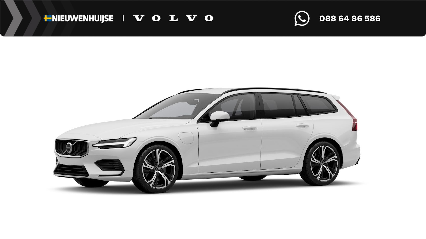 Volvo V60 - T6 Plug-in hybrid AWD Essential | Google | Longe Range | Stuurverwarming | Park Assist | G - AutoWereld.nl