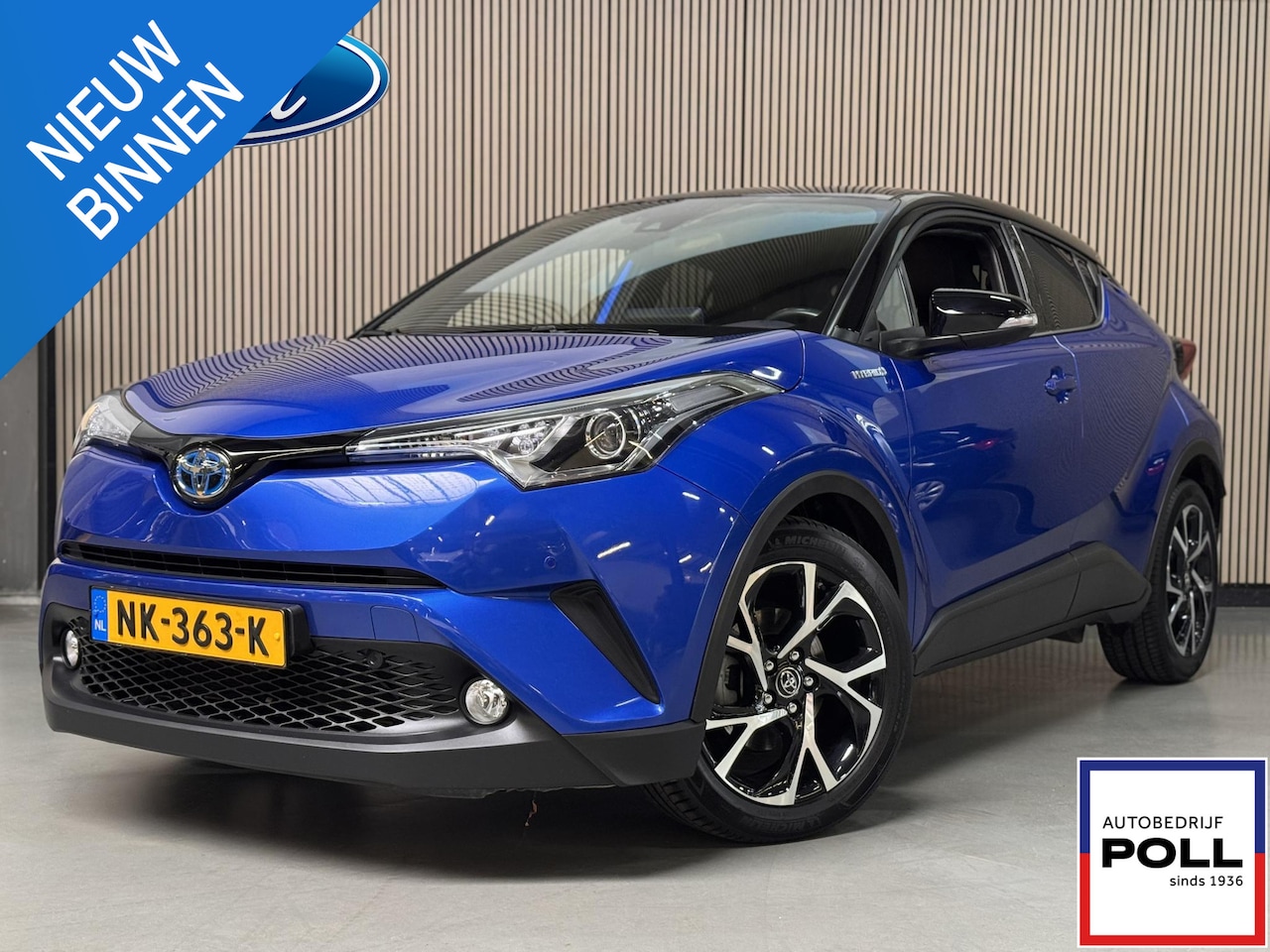 Toyota C-HR - 1.8 Hybrid Automaat Bi-Tone Navi Camera lederen Bekleding Stoelverwarming Adap Cruise NL-A - AutoWereld.nl