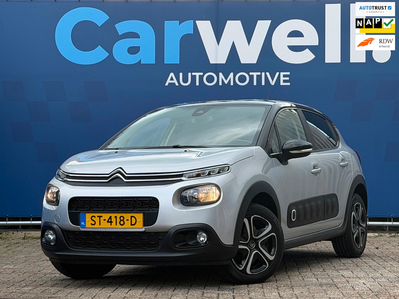 Citroën C3 - 1.2 PureTech Feel Edition|3e Eigenaar|D-RiemVV|CarPlay|Navi|Climate|Cruise|PDC|Isofix|N.A. - AutoWereld.nl