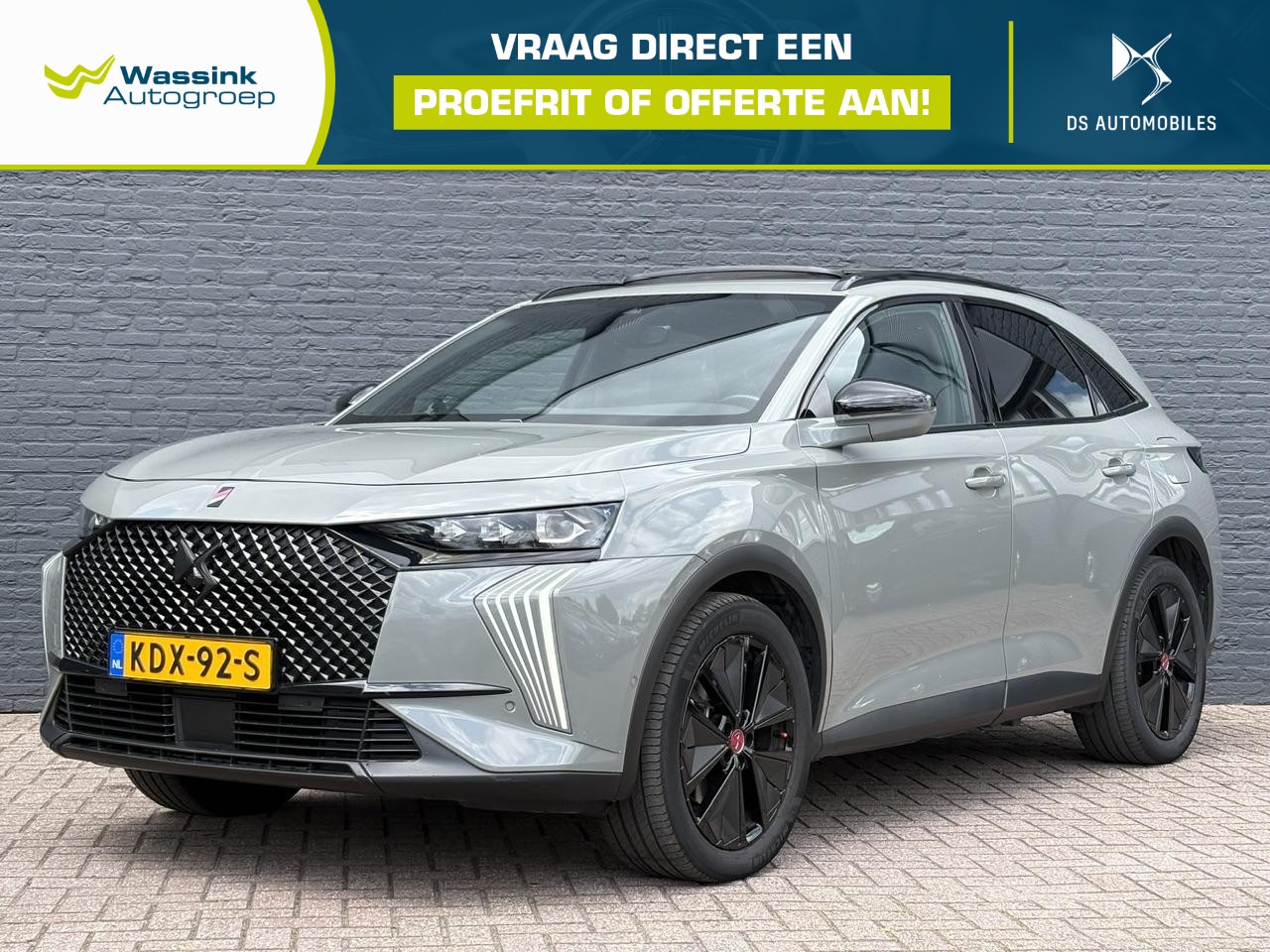 DS 7 - E-Tense 300 4x4 Performance Line | Keyless Entry | Dodehoek detectie | Carplay | Elektrisc - AutoWereld.nl