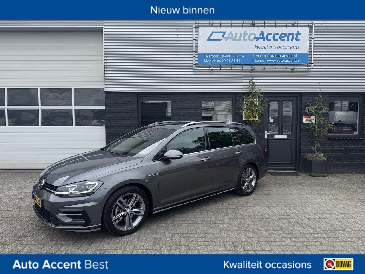 Volkswagen Golf Variant - 1.5 TSI Highline Business R Leder/Trekhaak/NL-auto/141dkm... - AutoWereld.nl