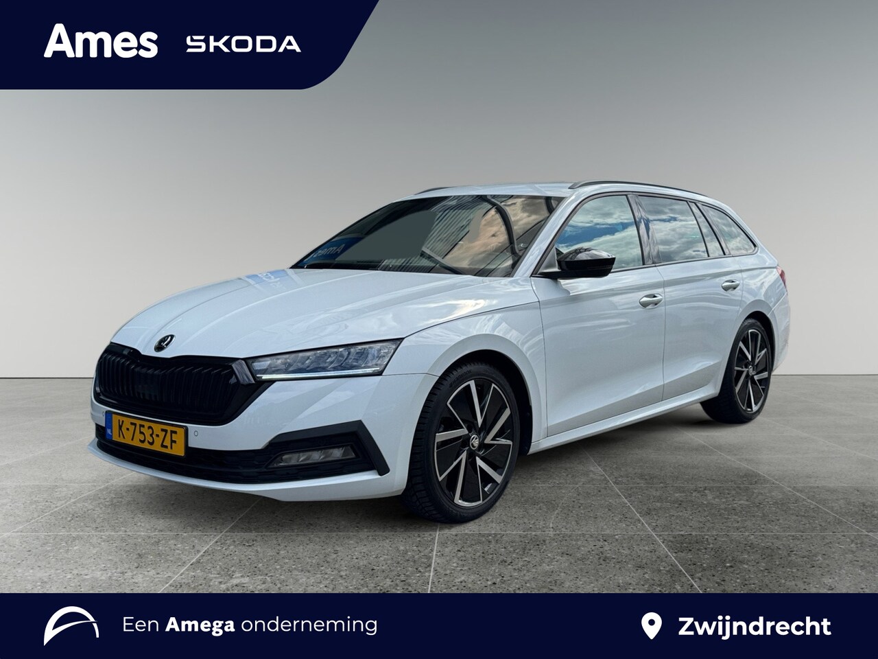 Skoda Octavia Combi - 1.0 110pk e-TSI Sport Business Verwarmde voorruit | Navigatiesysteem full map | Lichtmetal - AutoWereld.nl