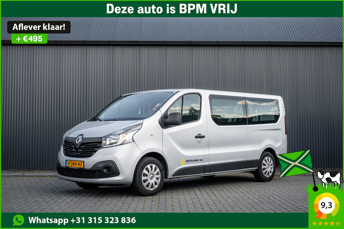 Renault Trafic Passenger - **1.6dCi 9-Pers L2H1 | Incl. BPM, BTW vrij | R-Link | Navi | Airco | Cruise | PDC | MF Stu - AutoWereld.nl