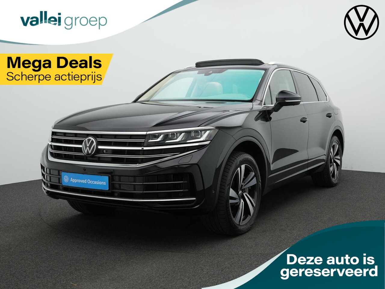 Volkswagen Touareg - 3.0 TSi 381 pk tiptronic eHybrid 4MOTION Elegance | Panoramadak | Trekhaak | Nachtzicht | - AutoWereld.nl