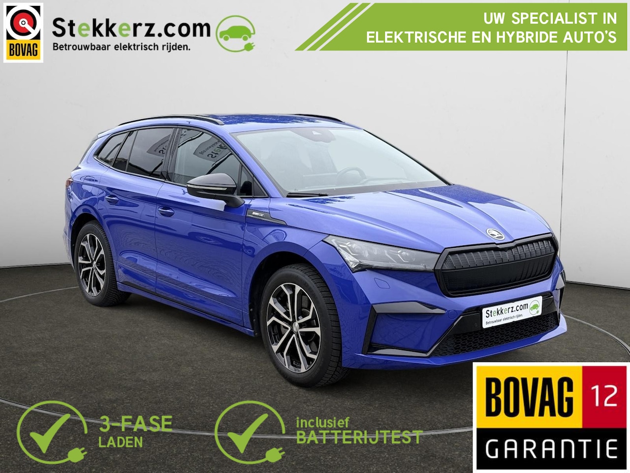 Skoda Enyaq iV - 80 Sportline | All-in prijs incl. 12 mnd BOVAG | SOH 95% | Zeer complete uitrusting - AutoWereld.nl