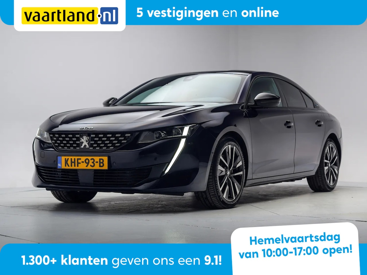 Peugeot 508 - 1.6 HYbrid GT Pack Business Aut. [ Leder Trekhaak Clima / ECC Navi Apple / Android Stoelve - AutoWereld.nl