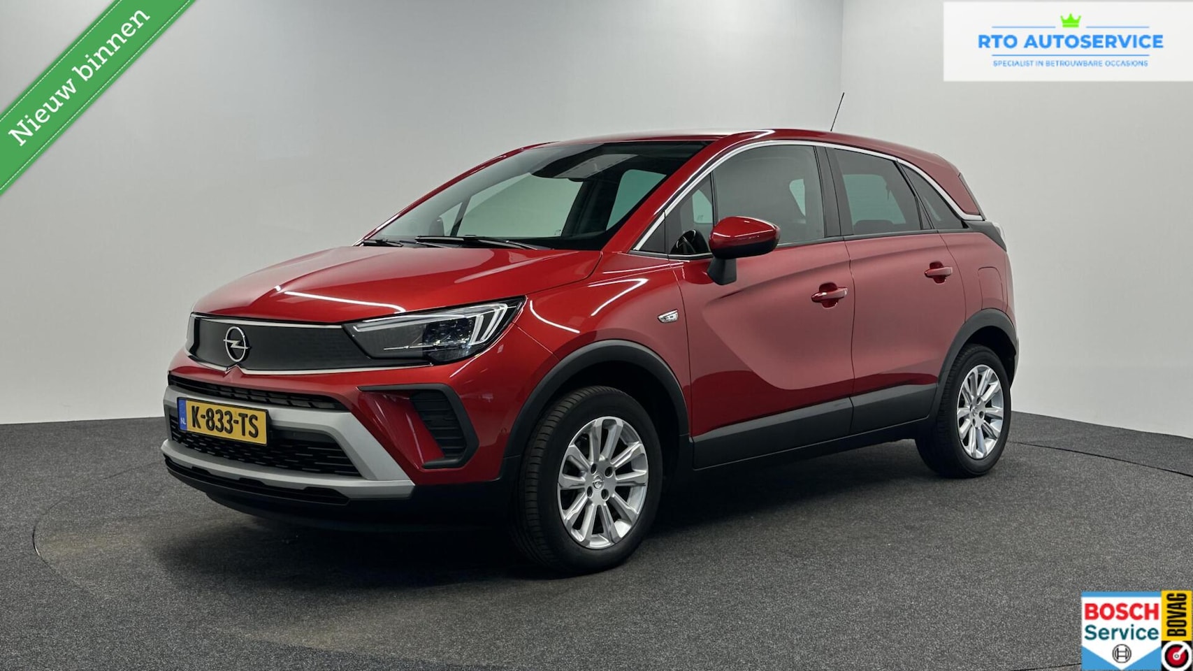 Opel Crossland - 1.2 Turbo Elegance TREKHAAK CAMERA CARPLAY NAVI ECC LM CRUISE. - AutoWereld.nl