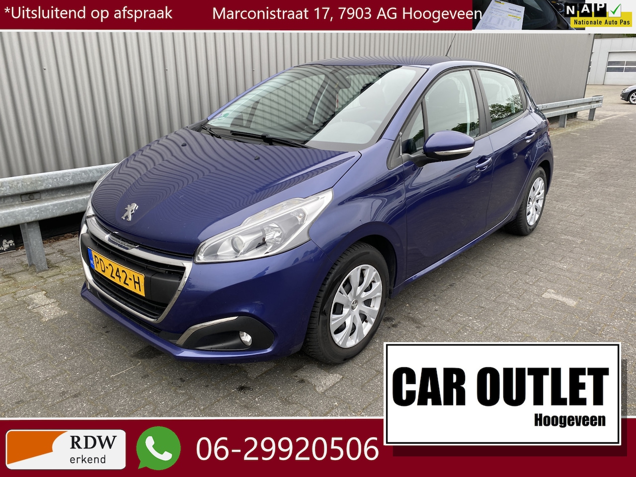Peugeot 208 - 1.2 PureTech Blue Lion A/C, Navi, CarPlay, CC, PDC, nw. APK – Inruil Mogelijk – - AutoWereld.nl