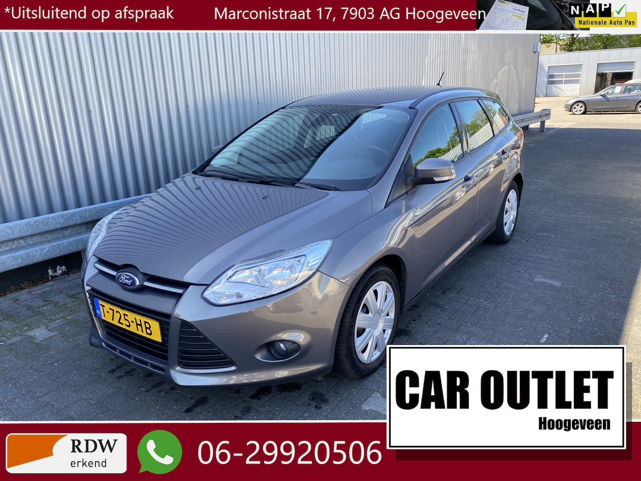 Ford Focus Wagon - 1.0 EcoBoost Edition Plus 129Dkm, Clima, Navi, CC, PDC, Trekh, nw. APK – Inruil Mogelijk – - AutoWereld.nl
