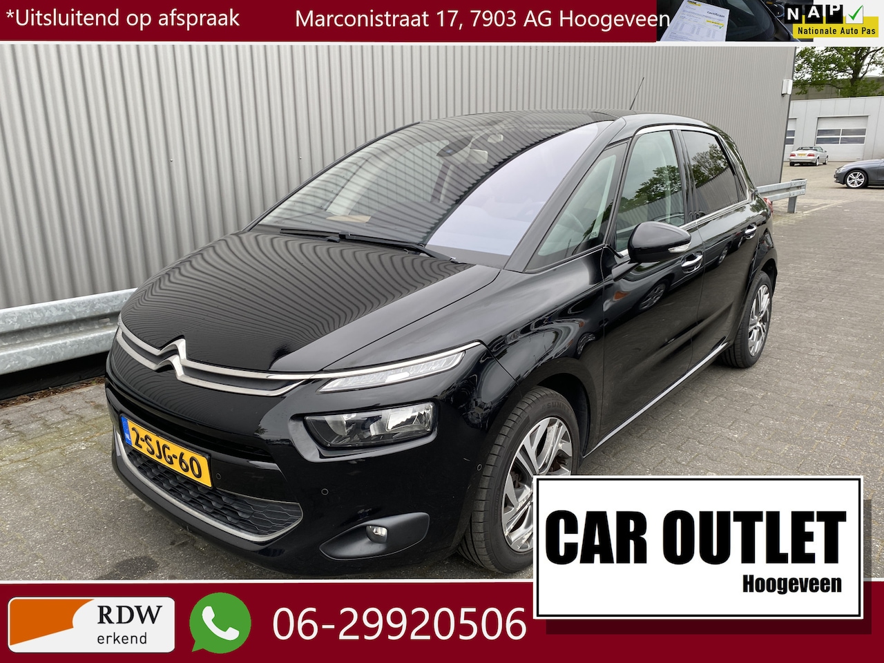 Citroën C4 Picasso - 1.6 THP Intensive Clima, Pano, CC, Navi, PDC & Cam, LM, Trekh, z.g.a.n. APK – Inruil Mogel - AutoWereld.nl