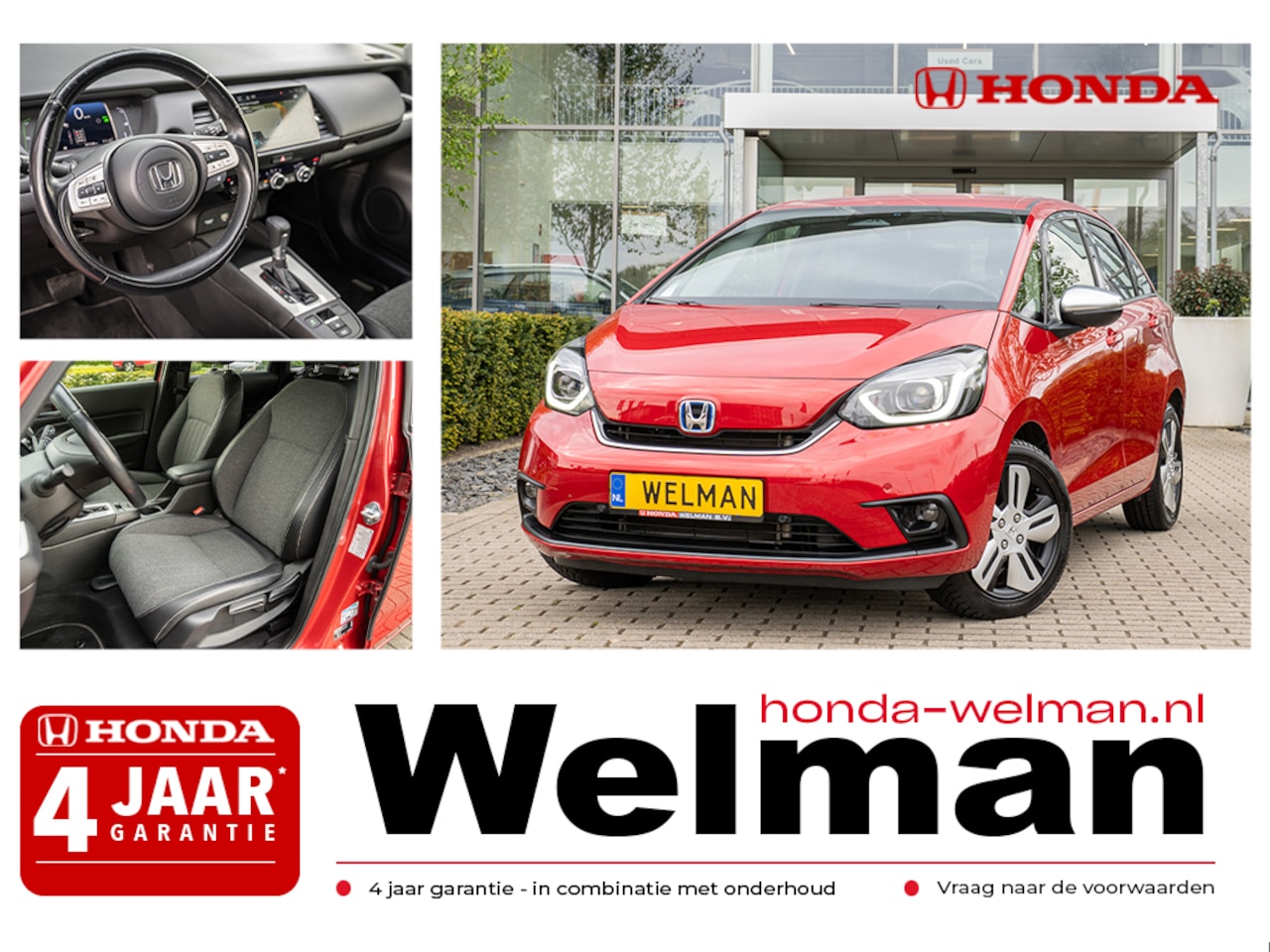 Honda Jazz - 1.5i e:HEV EXECUTIVE - HYBRID - CAMERA - ALL WEATHERS - AutoWereld.nl
