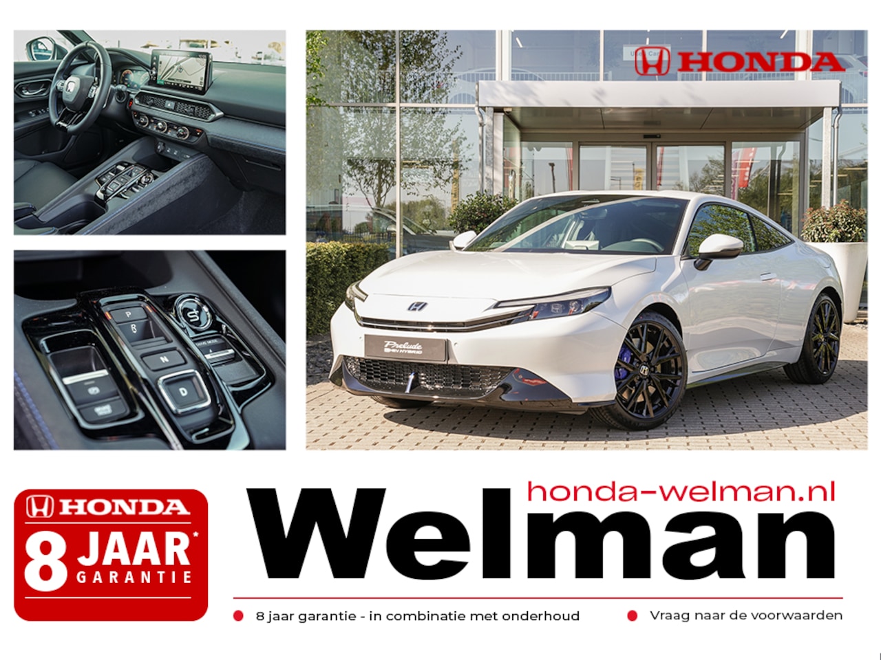 Honda Prelude - 2.0i e:HEV ADVANCE - NIEUW - FULL HYBRID - AUTOMAAT - AutoWereld.nl