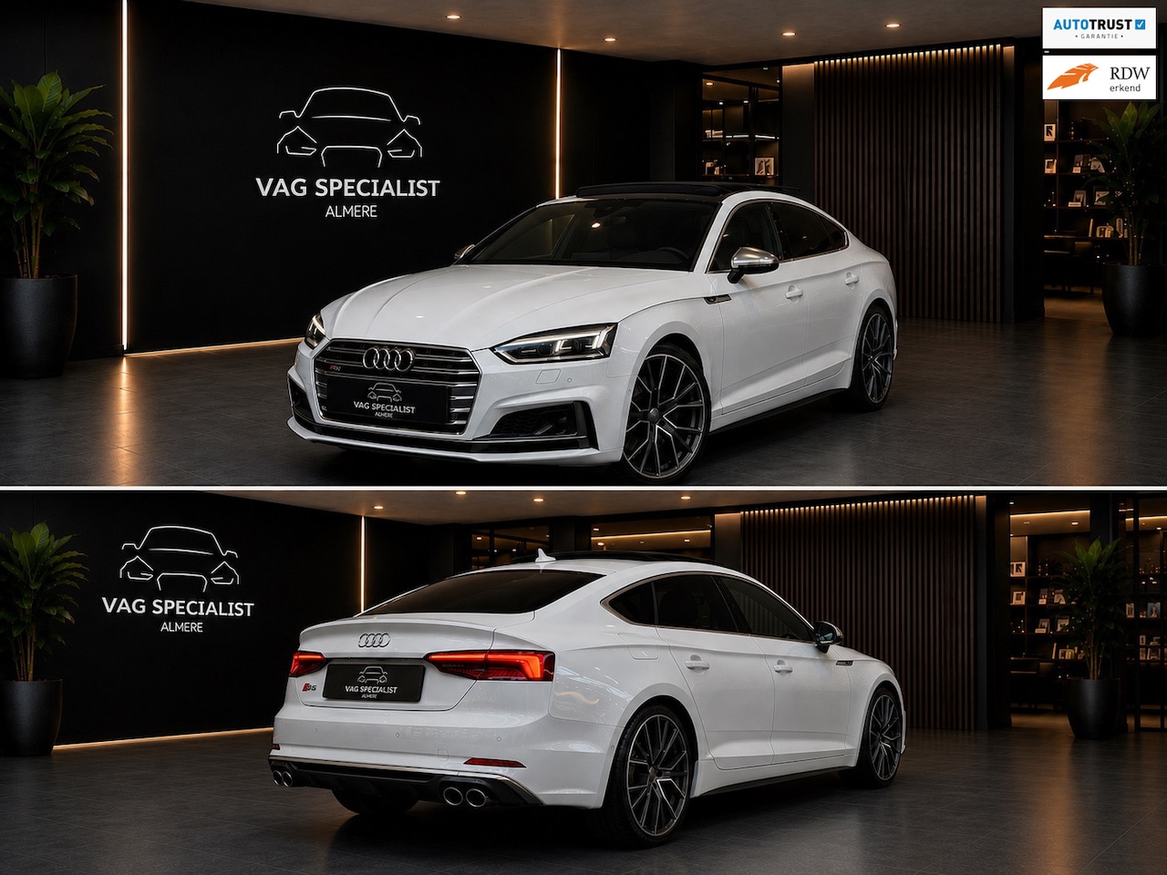 Audi A5 Sportback - 3.0 TFSI S5 QUATTRO Pro Line PlusPANO/ACC/SIDE ASSIST/360/CAMERA/PDC - AutoWereld.nl