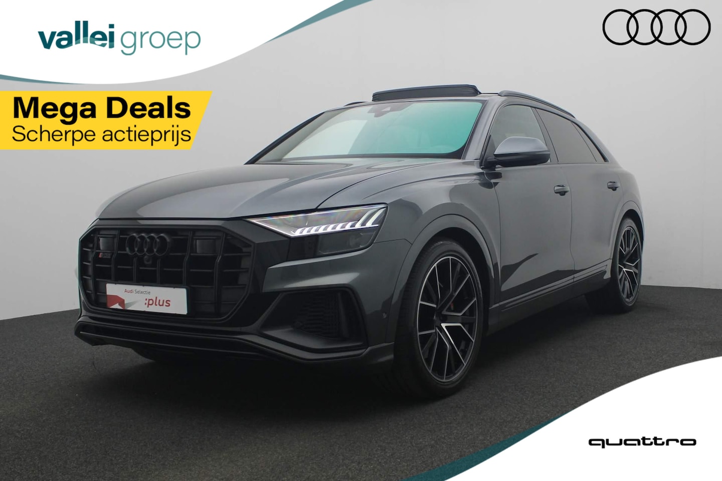 Audi SQ8 - 4.0 TFSI 507 pk Quattro | Panoramadak | Vierwielbesturing | HD Matrix | B&O | Geheugenstoe - AutoWereld.nl